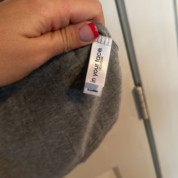 In your face apparel XL Grey short sleeve - Picture 2 of 2